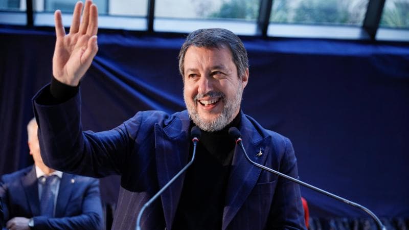 Roma, 3 dicembre: Matteo Salvini
