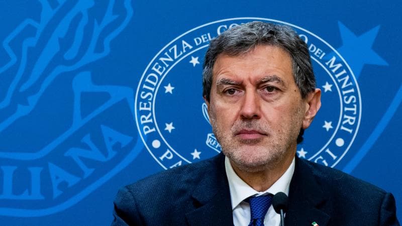 Roma, 3 dicembre: il presidente della Regione Abruzzo Marco Marsilio
