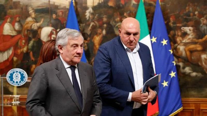 Antonio Tajani e&nbsp;Guido Crosetto
