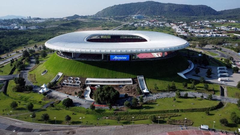 Lo stadio Akron di Guadalajara