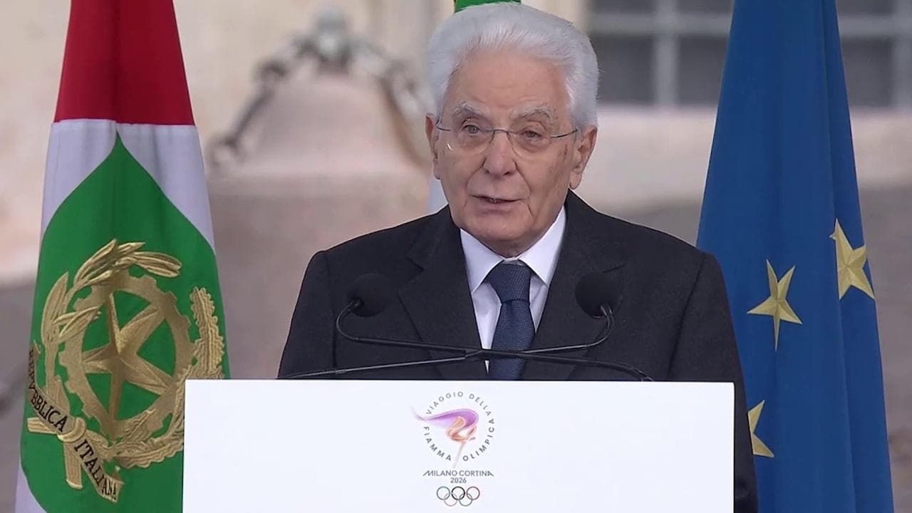 Milano-Cortina, Mattarella: "La pace è nel Dna dei Giochi, tregua olimpica che fermi le barbarie"