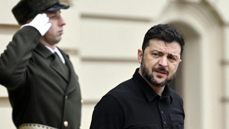 Kiev, 4 dicembre: il presidente ucraino Volodymyr Zelensky