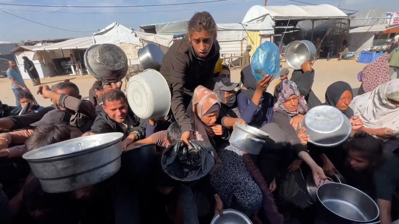 Gaza, emergenza dimenticata: le nuove immagini della disperata "battaglia del cibo"