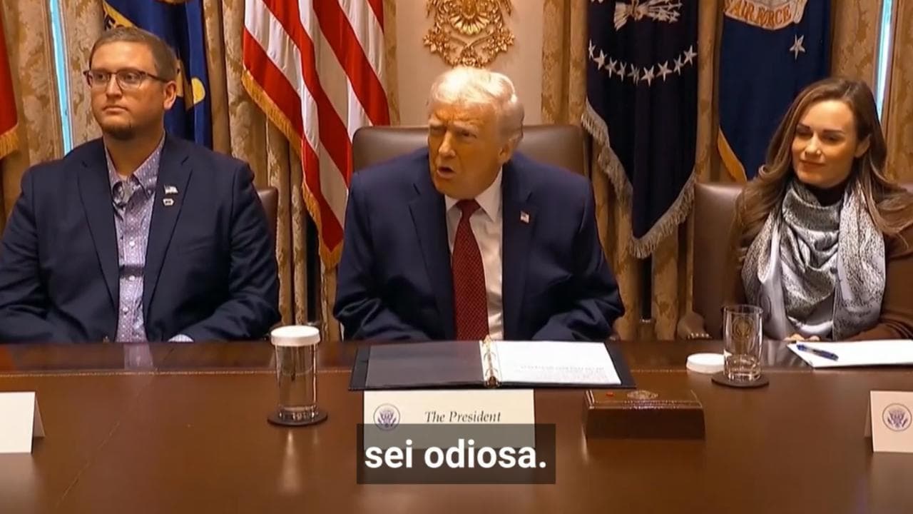 Trump dice "sei odiosa" alla giornalista che gli fa una domanda sull'attacco al largo del Venezuela