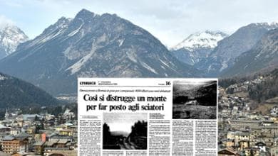 Così si distrugge un monte (per far posto agli sciatori)
