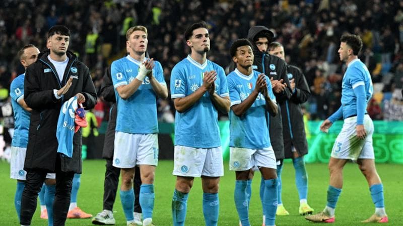 I giocatori del Napoli