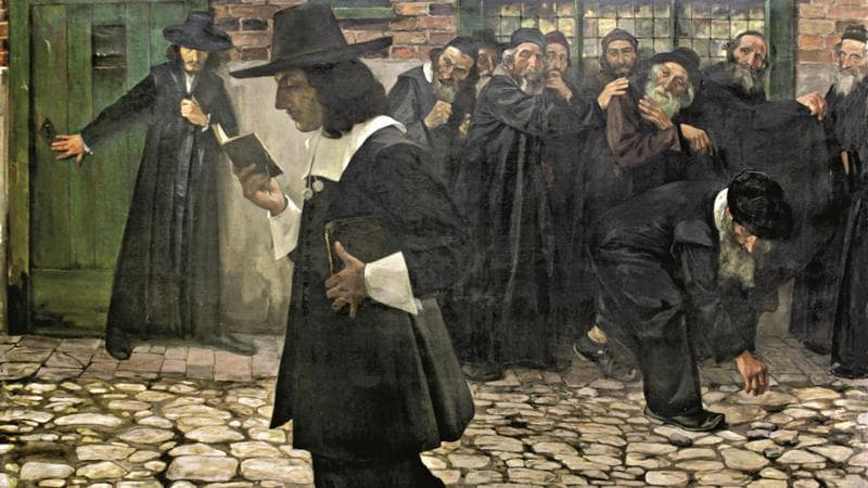 Samuel Hirszenberg (1865-1908), "Spinoza messo al bando", 1907. Collezione privata (Photo by by Fine Art Images/Heritage Images via Getty Images))