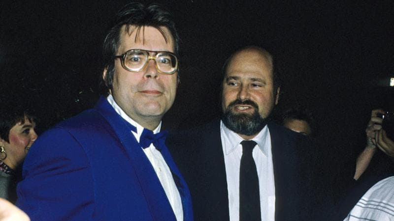 Stephen King con Rob Reiner nel 1988
