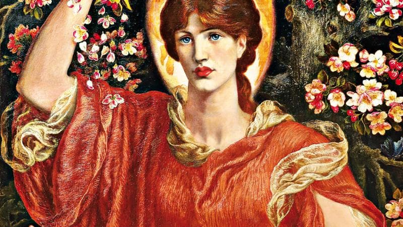 Dante Gabriel Rossetti:Visionedi Fiammetta (1878); foto&nbsp;Fine Art Images/Heritage Images/Getty Images
