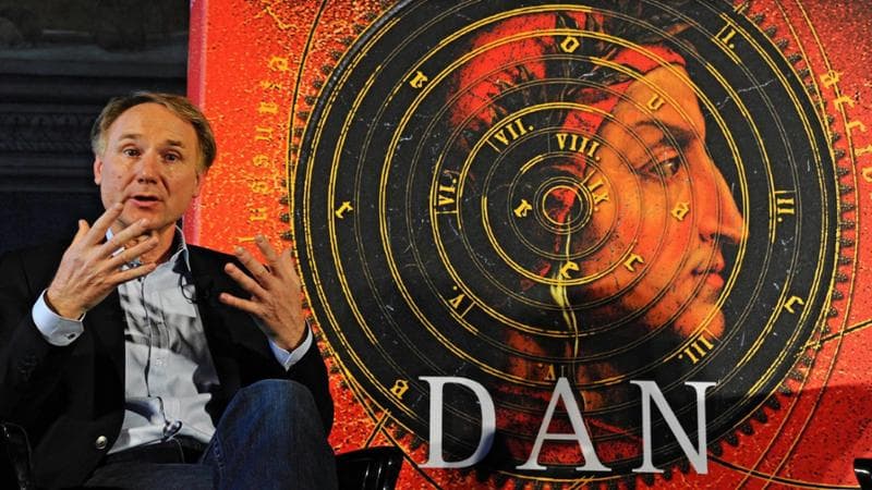 Lo scrittore Dan Brown
