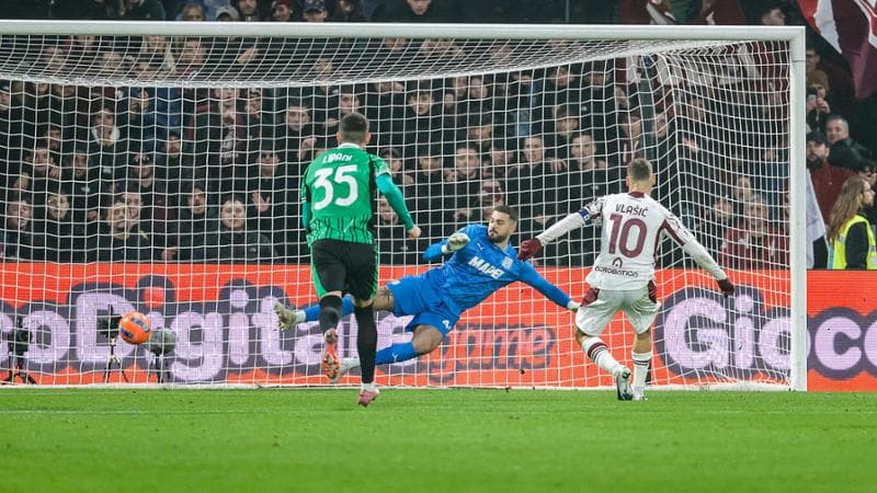 Il rigore segnato da Vlasic