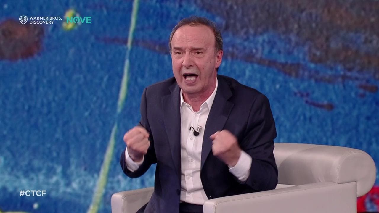 Che tempo che fa, Benigni: "Il mondo dovrebbe ripudiare la guerra per sempre"