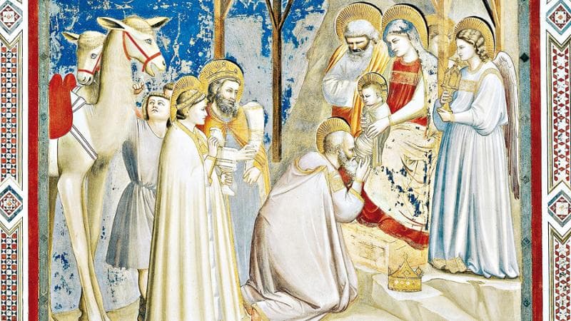 Giotto, Adorazione dei Magi, Cappella degli Scrovegni, Padova
