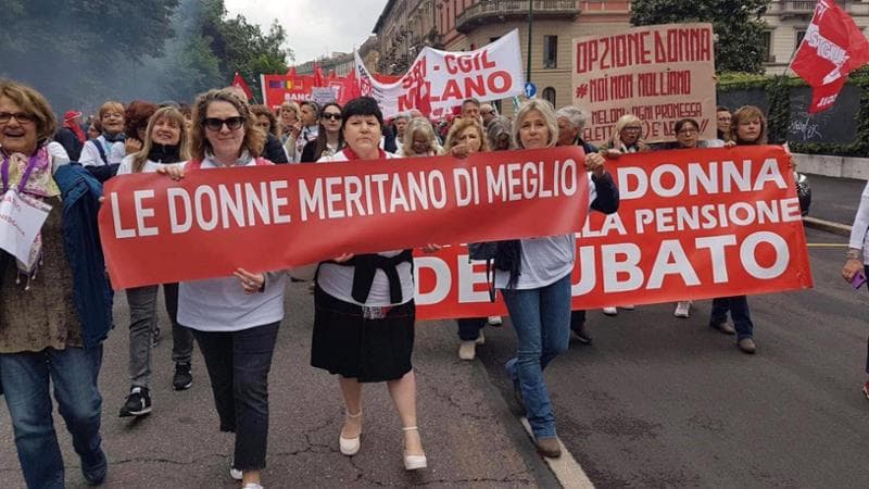 Pensioni, quelli che lasciano indietro le donne