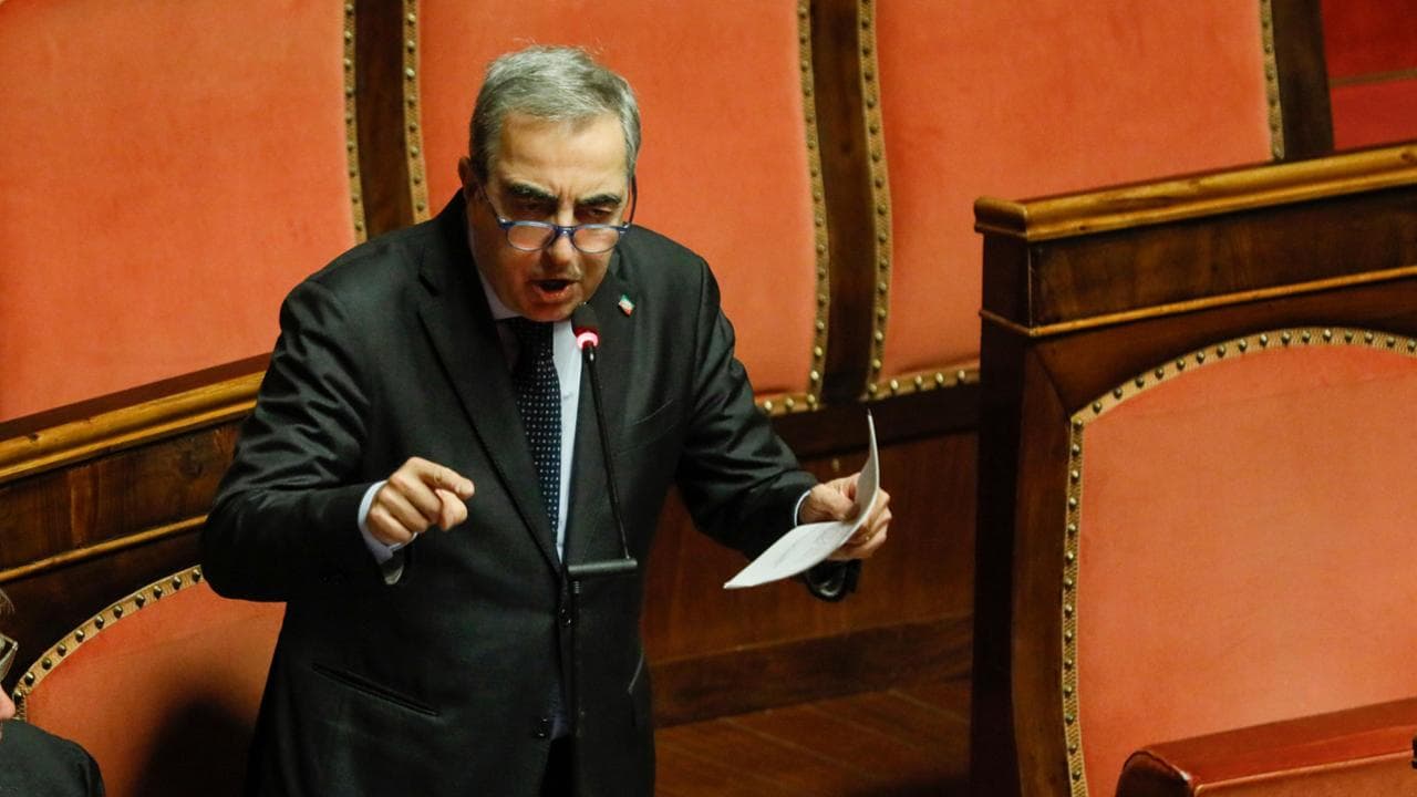 Il capogruppo di FI al Senato, Maurizio Gasparri