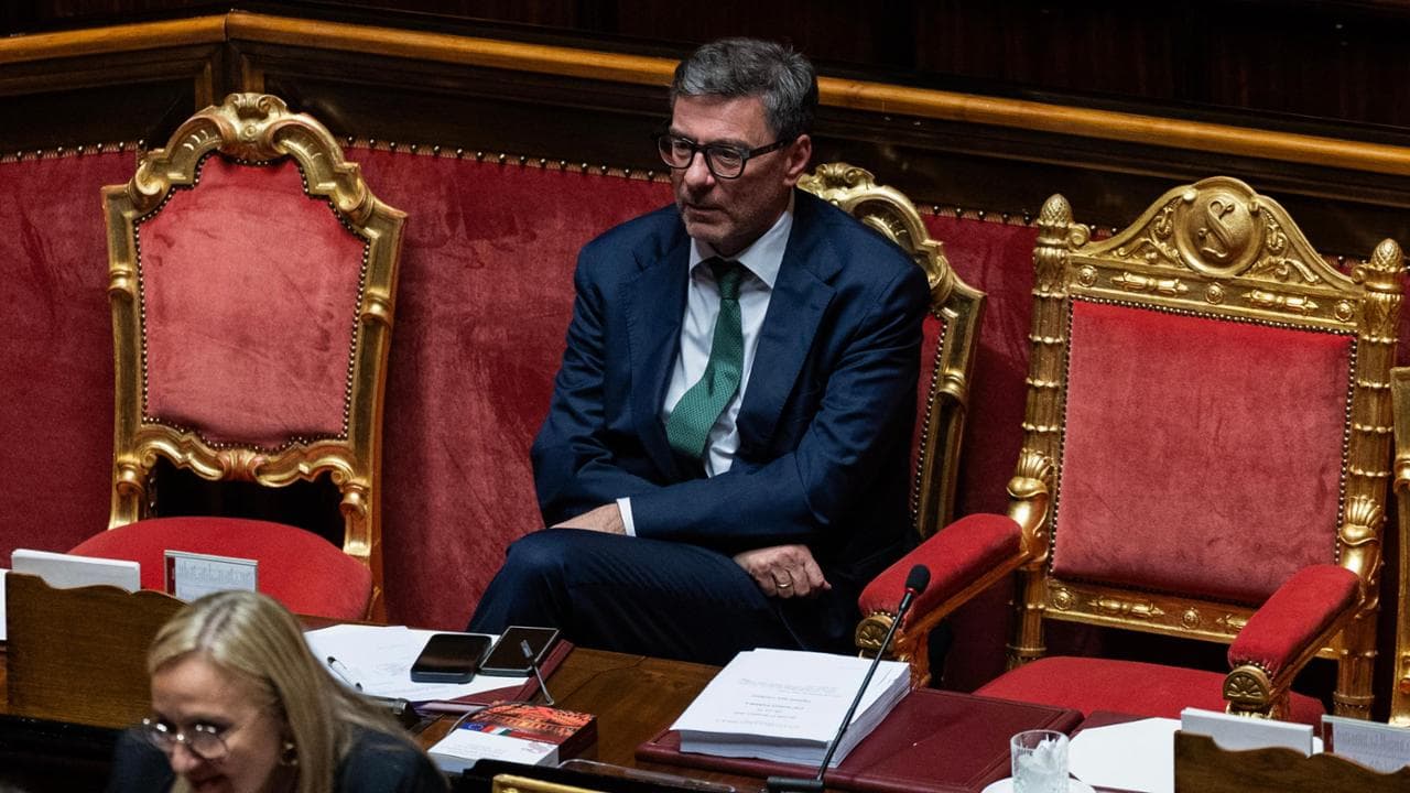 Il ministro dell'Economia, Giancarlo Giorgetti