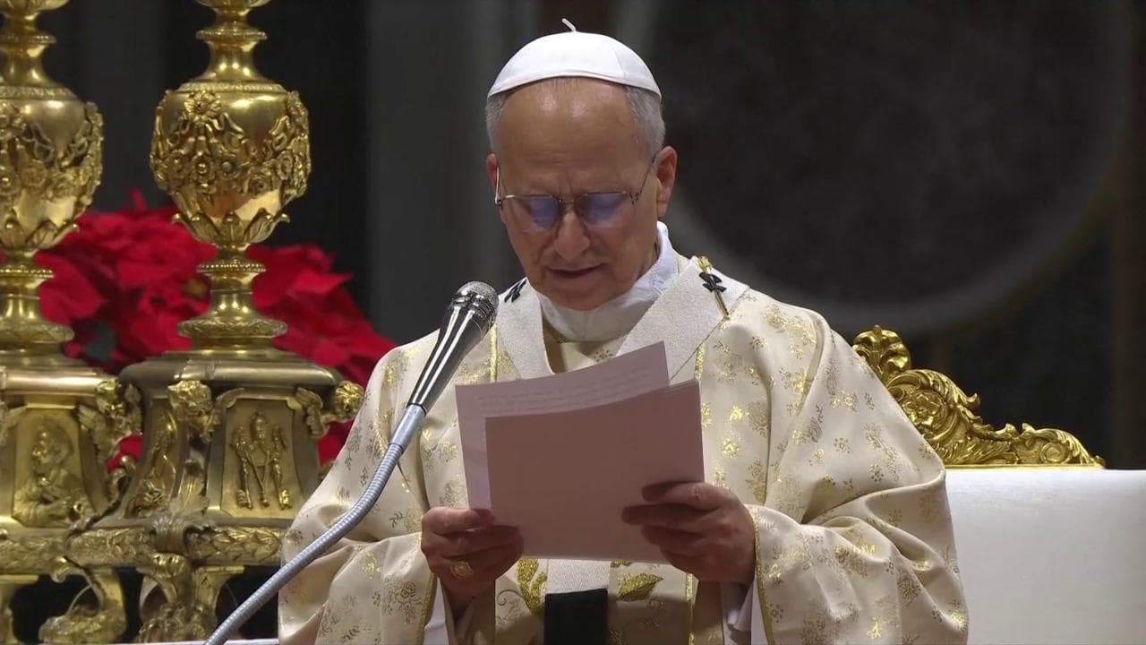Papa Leone: "Penso alle tende di Gaza esposte al freddo, ai rifugiati, a chi è senza dimora"