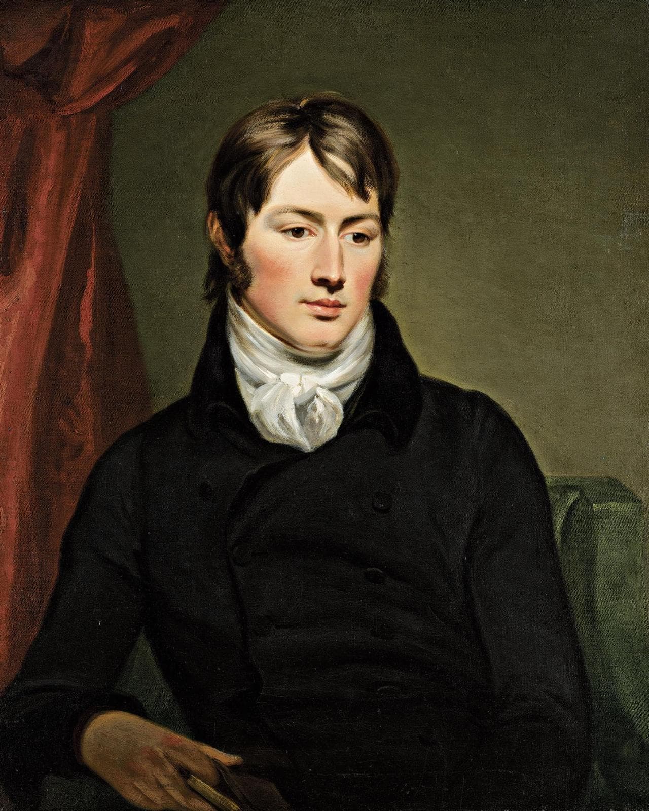 Ramsay Richard Reinagle:&nbsp;Ritratto di John Constable (1799)
