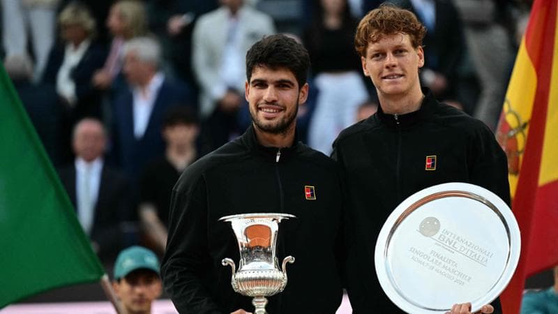 Carlos Alcaraz e Jannik Sinner
