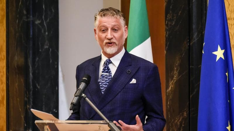 Il ministro della Cultura Alessandro Giuli