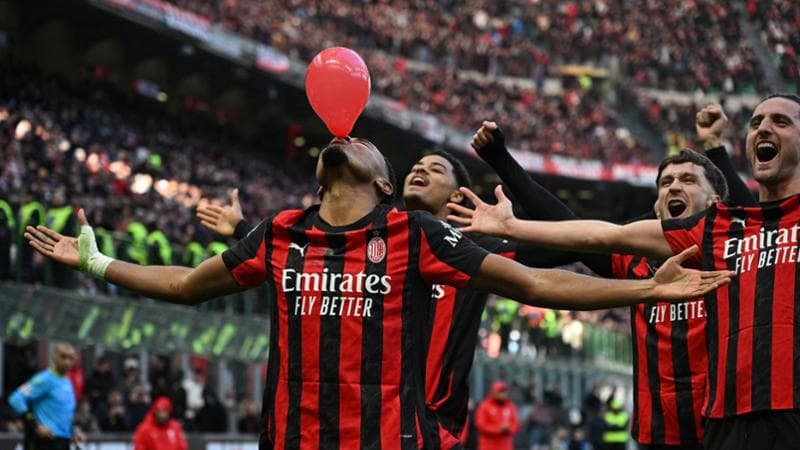 L'esultanza di Nkunku dopo il gol del 2 a 0