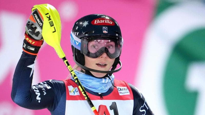 Mikaela Shiffrin al traguardo
