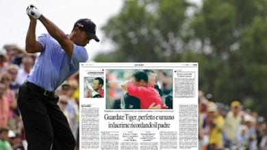 Guardate Tiger Woods, perfetto e umano