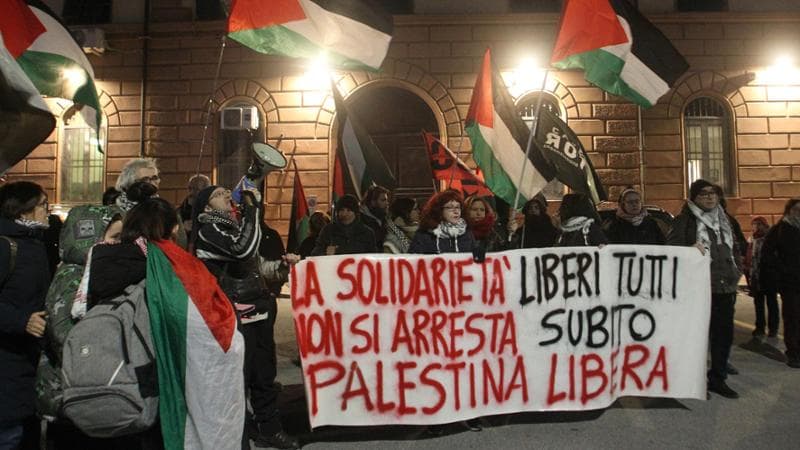 Genova, 29 dicembre: un presidio per la Palestina dopo gli arresti
