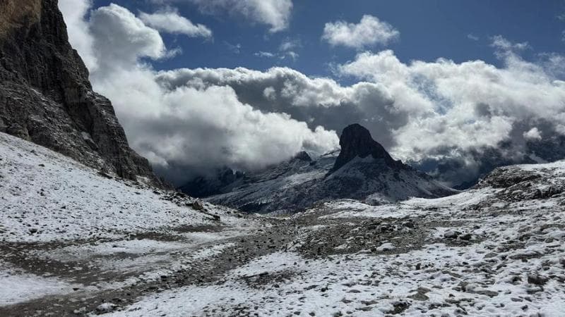 Veneto. Forcella Ambrizzola via Lago Fedèra