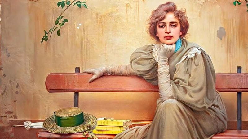 Vittorio Matteo Corcos, Sogni, 1896