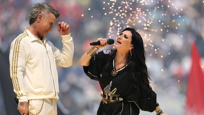 Robbie Williams e Laura Pausini
