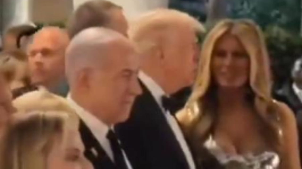 Florida, Trump e Netanyahu al ricevimento di capodanno a Mar-a-Lago