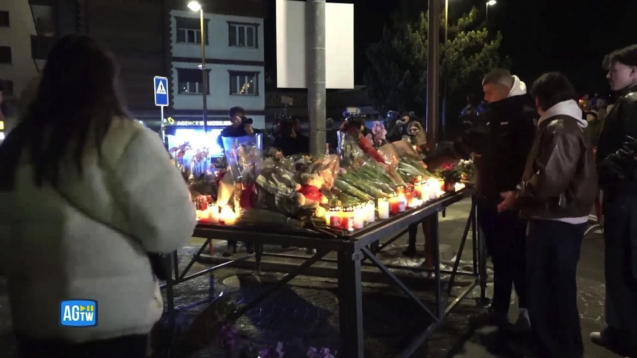 Strage di Crans-Montana, l'omaggio alle vittime: la veglia fuori dal locale