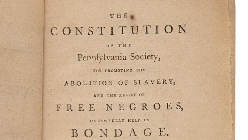 La "Abolition of Slavery"