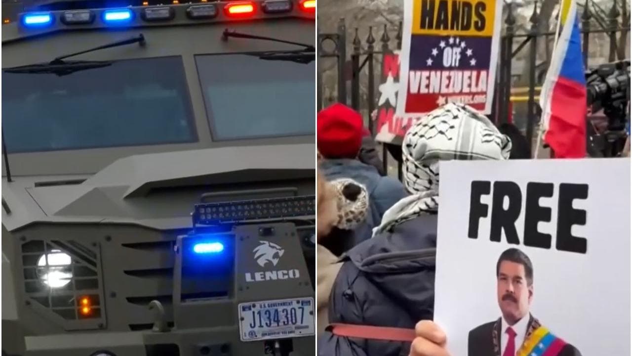 New York, fronti contrapposti fuori dal tribunale: chi urla  "Assassino!" e chi "Maduro libero!"