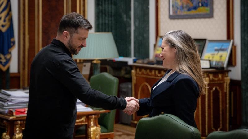 Un’ex ministra canadese per Kiev: Chrystia Freeland sarà consigliere economico di Zelensky