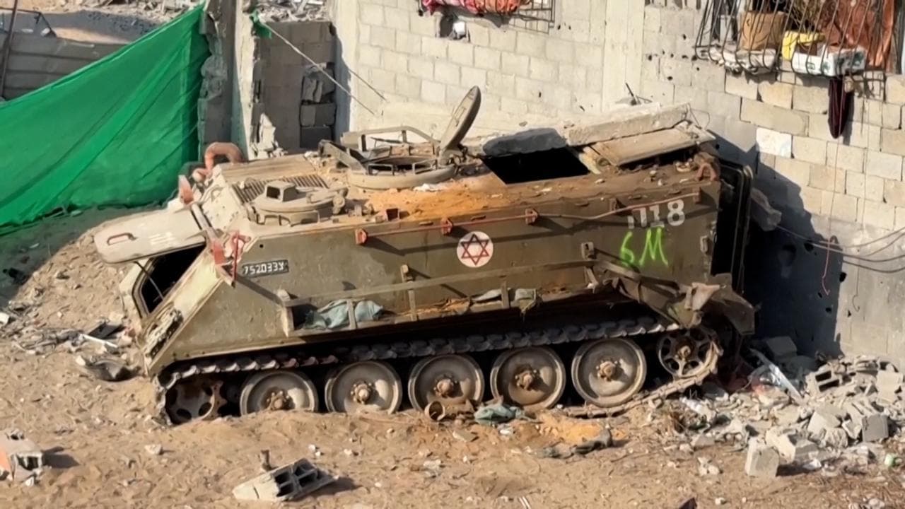 Medio Oriente: così i blindati-bomba israeliani hanno devastato Gaza City