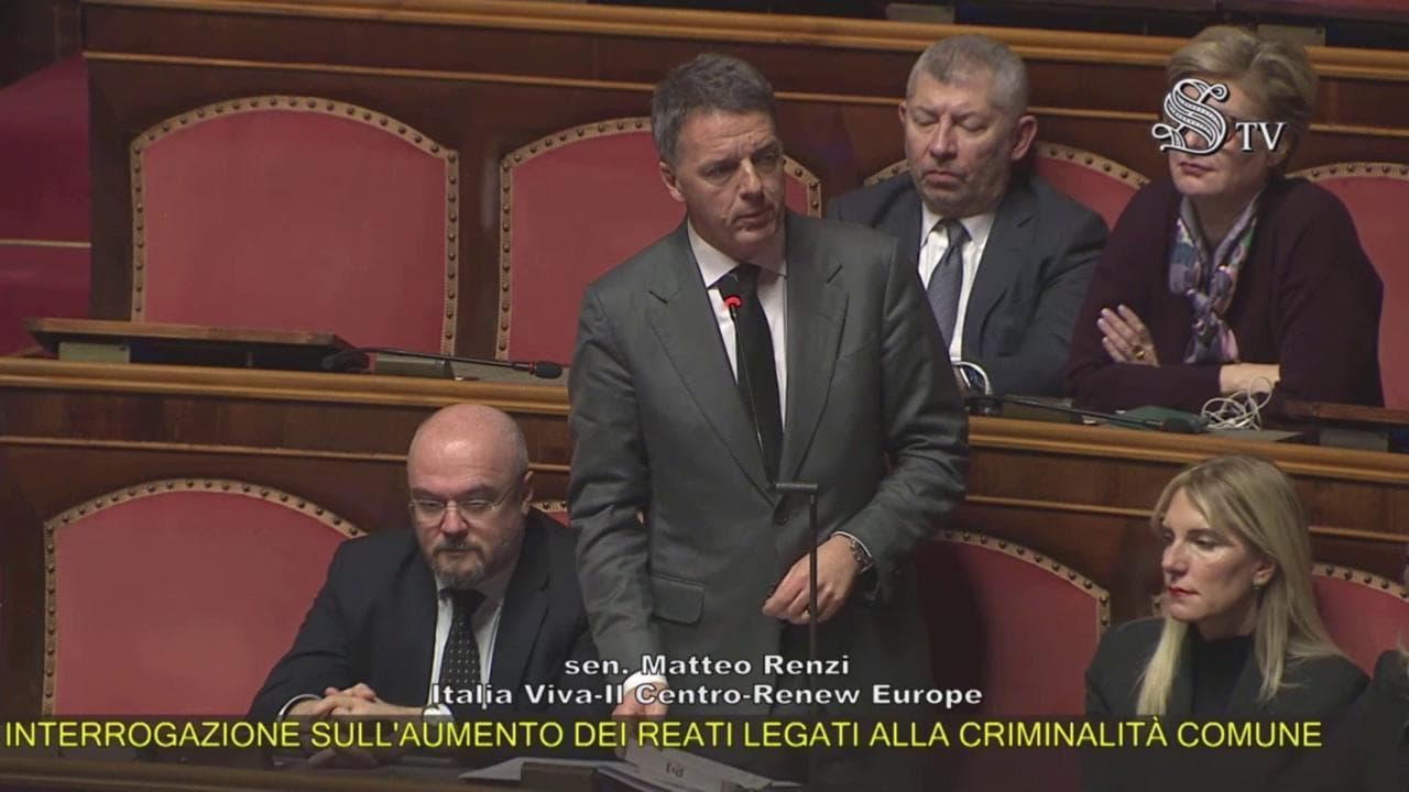 Sicurezza, Renzi a Piantedosi: "State prendendo in giro gli italiani"