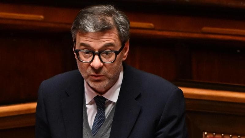 Il ministro dell'Economia, Giancarlo Giorgetti
