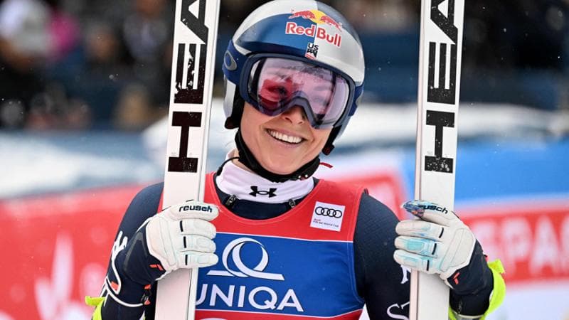 Lindsey Vonn al traguardo