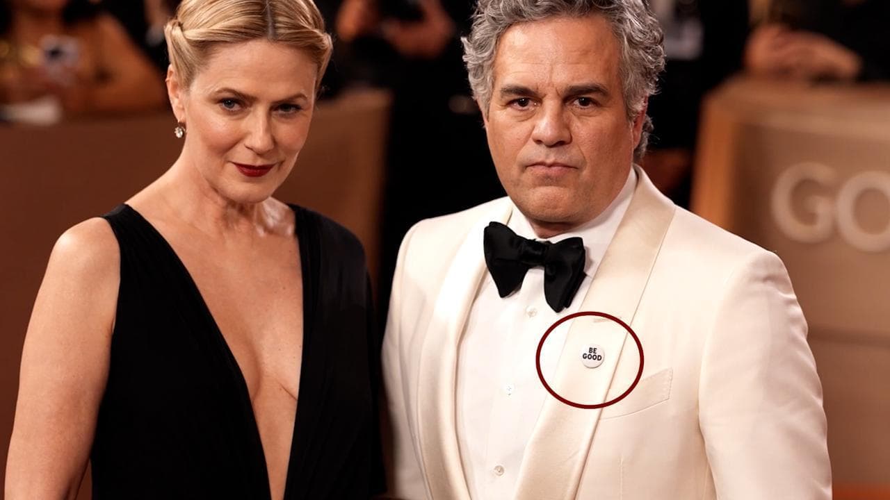 "Be Good": la spilla di Mark Ruffalo ai Golden Globe contro la violenza dell'Ice