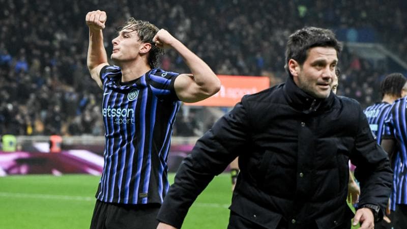 Pio Esposito e Cristian Chivu