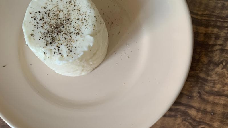 Panna cotta al pepe di Sarawak