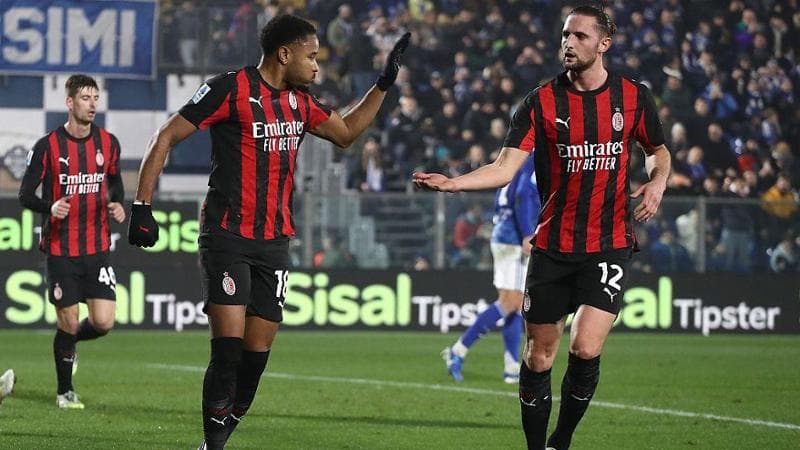 Nkunku festeggia il rigore segnato