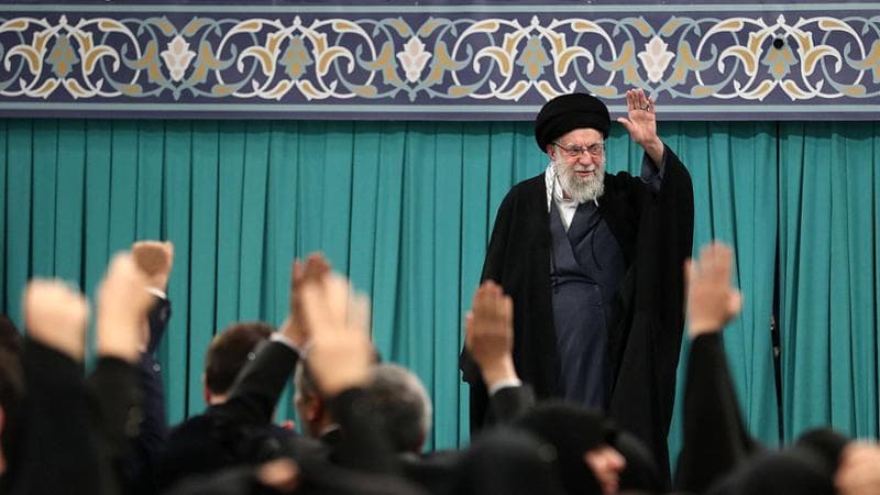 La guida suprema dell'Iran, l'ayatollah Ali Khamenei