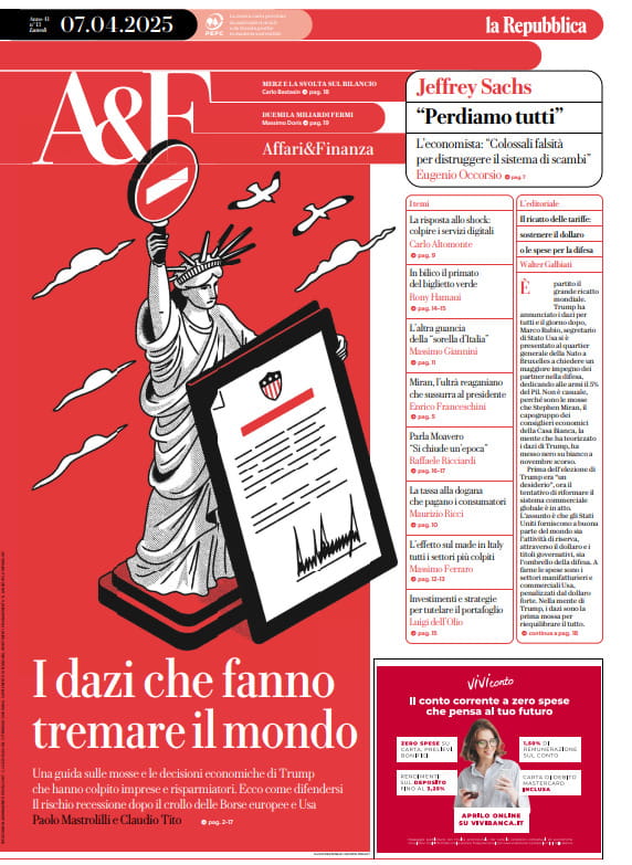 L'ultimo redesign del supplemento A&F è stato nel 2023 con Walter
Galbiati. A firmarlo Angelo Rinaldi e Francesco Franchi
