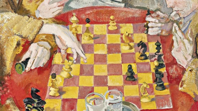 Max Oppenheimer, La partita&nbsp;a scacchi,&nbsp;1935 circa
