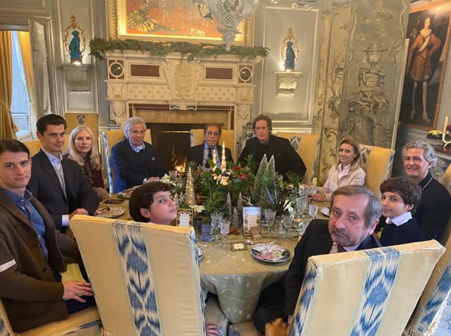Valentino e Hoeksema lo scorso Natale (Instagram di Hoeksema)