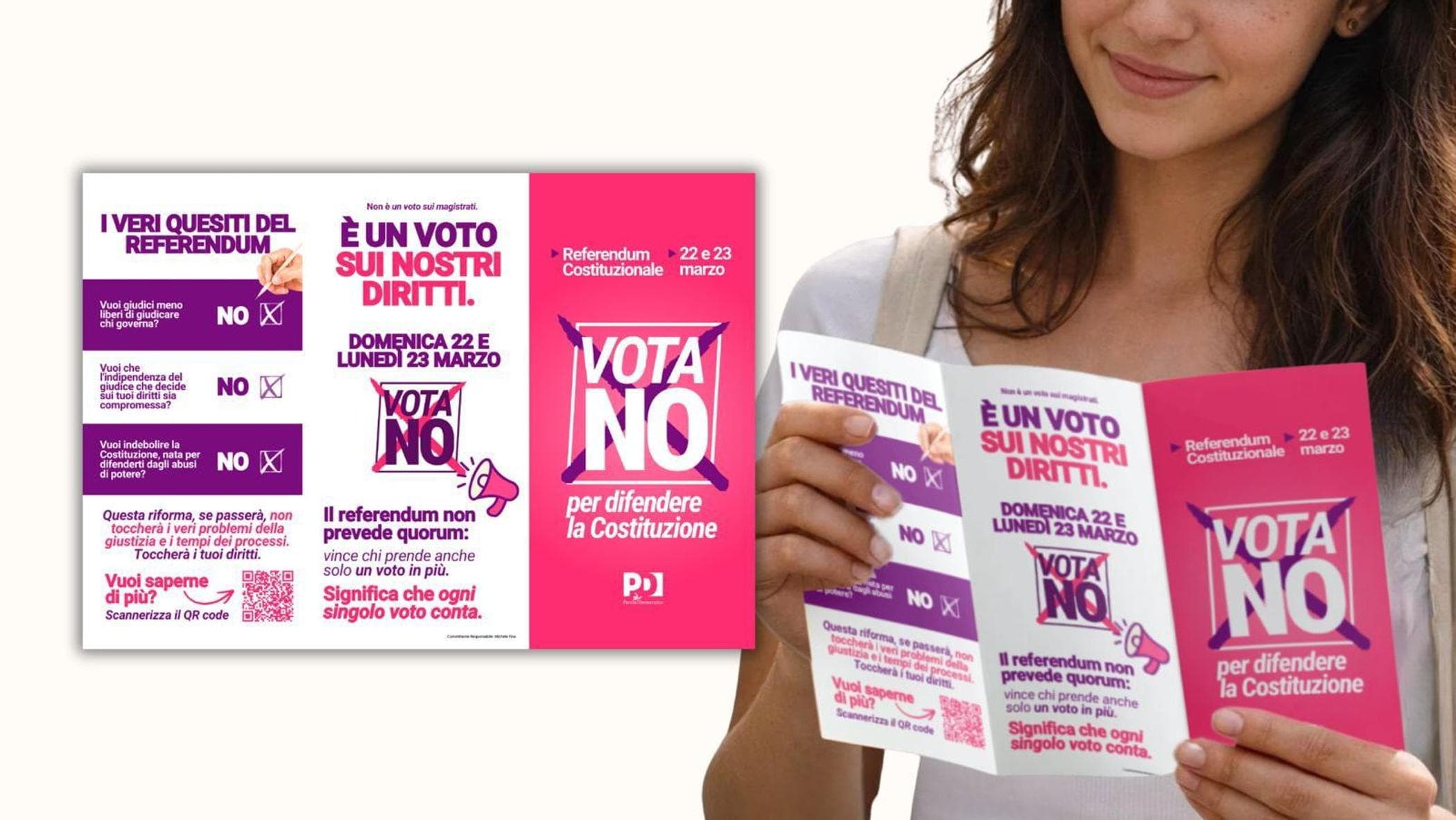 “Giustizia, basta bugie”, campagna Pd per il no. Bufera sul caso Barbero