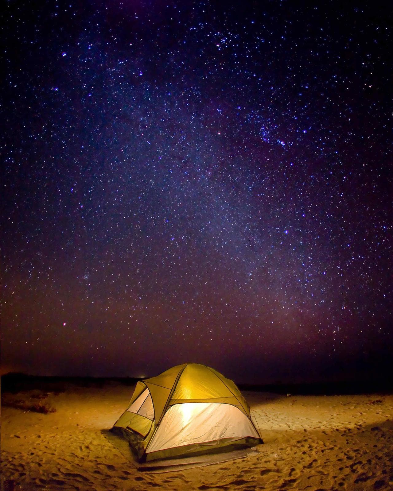 Le stelle nella notte dell'Oman
